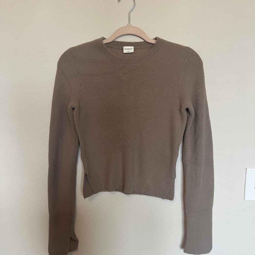 Abercrombie & Fitch Soft Taupe Sweater